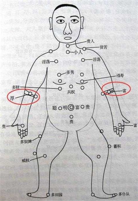 小手臂有痣|手臂痣的位置与命运图解